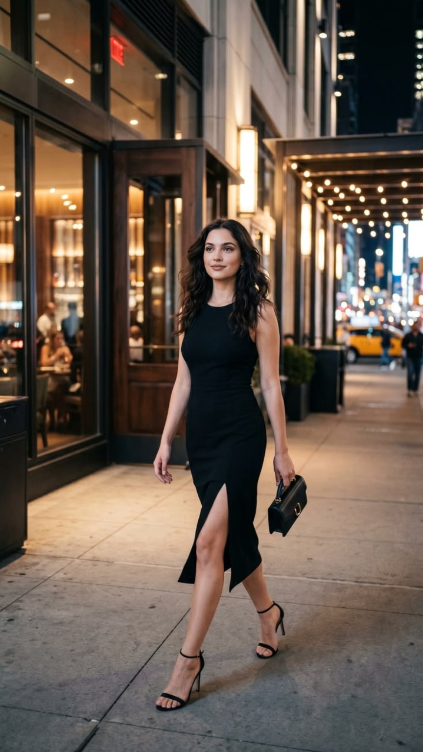 Black Dress Date Night Outfit inspirational outfit image