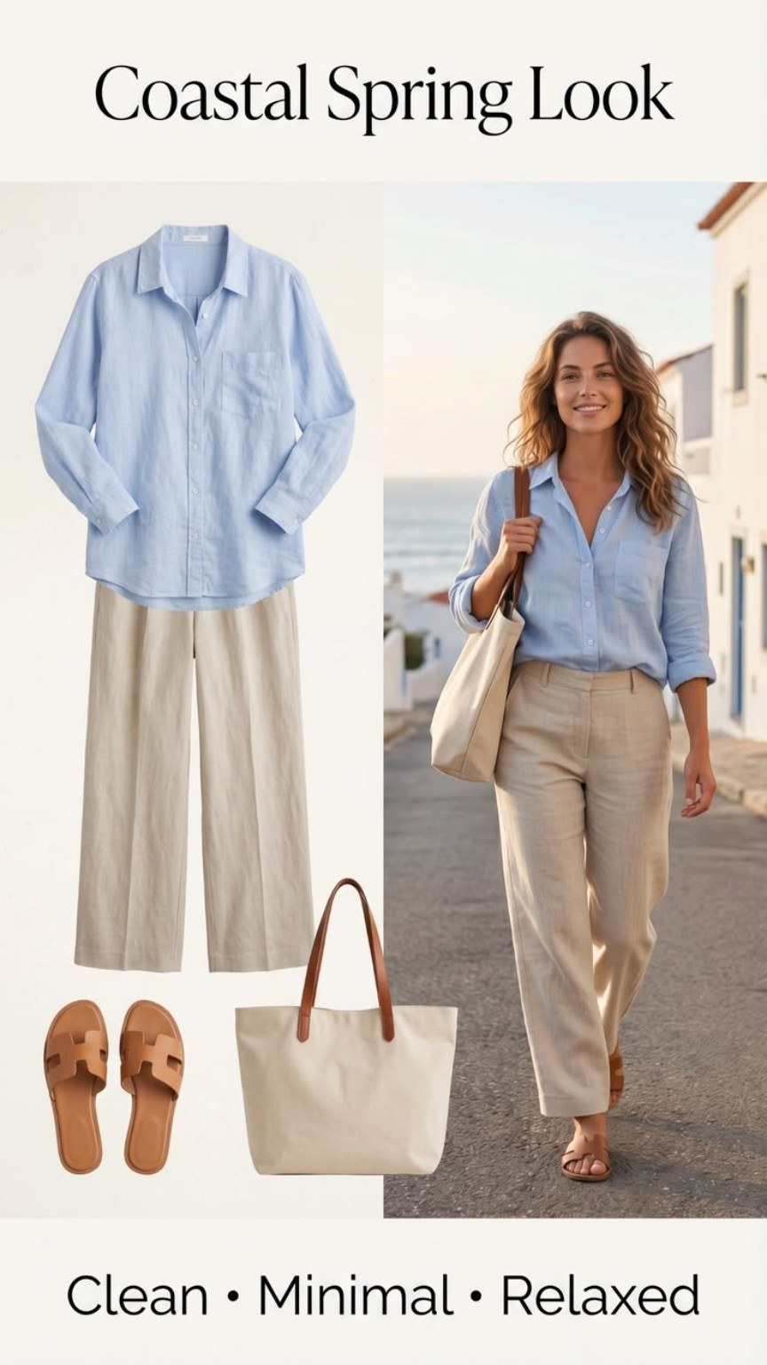 Coastal Spring Look inspirational outfit image