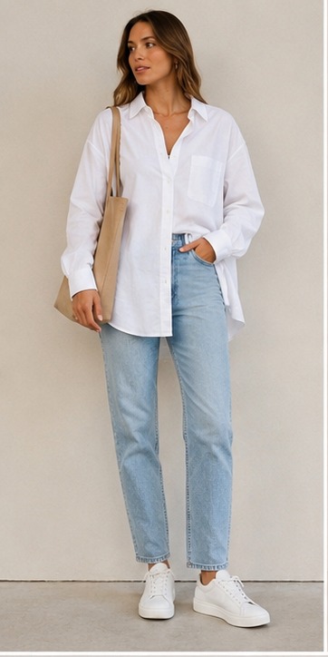 Effortless Everyday Spring Outfit clean outfit inspiration image