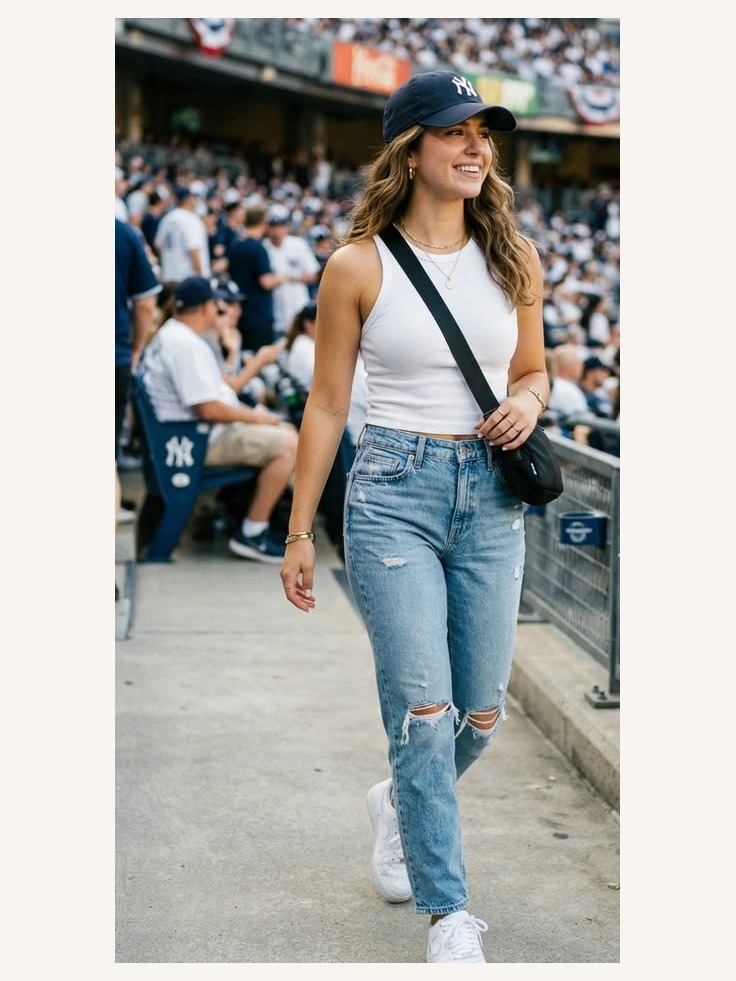 Game Day Casual Outfit inspirational AI fashion image