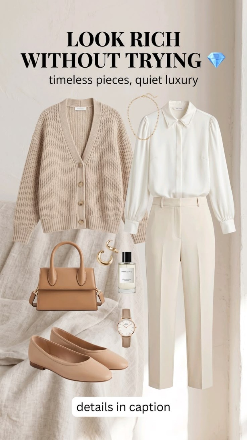 Look Rich Without Trying inspirational outfit image