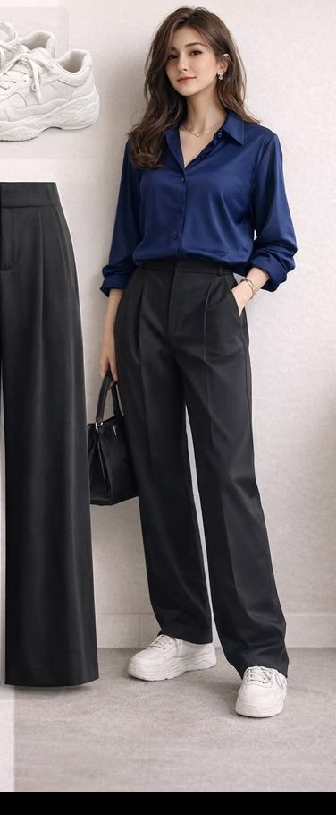 Effortless Office Look inspirational AI fashion image
