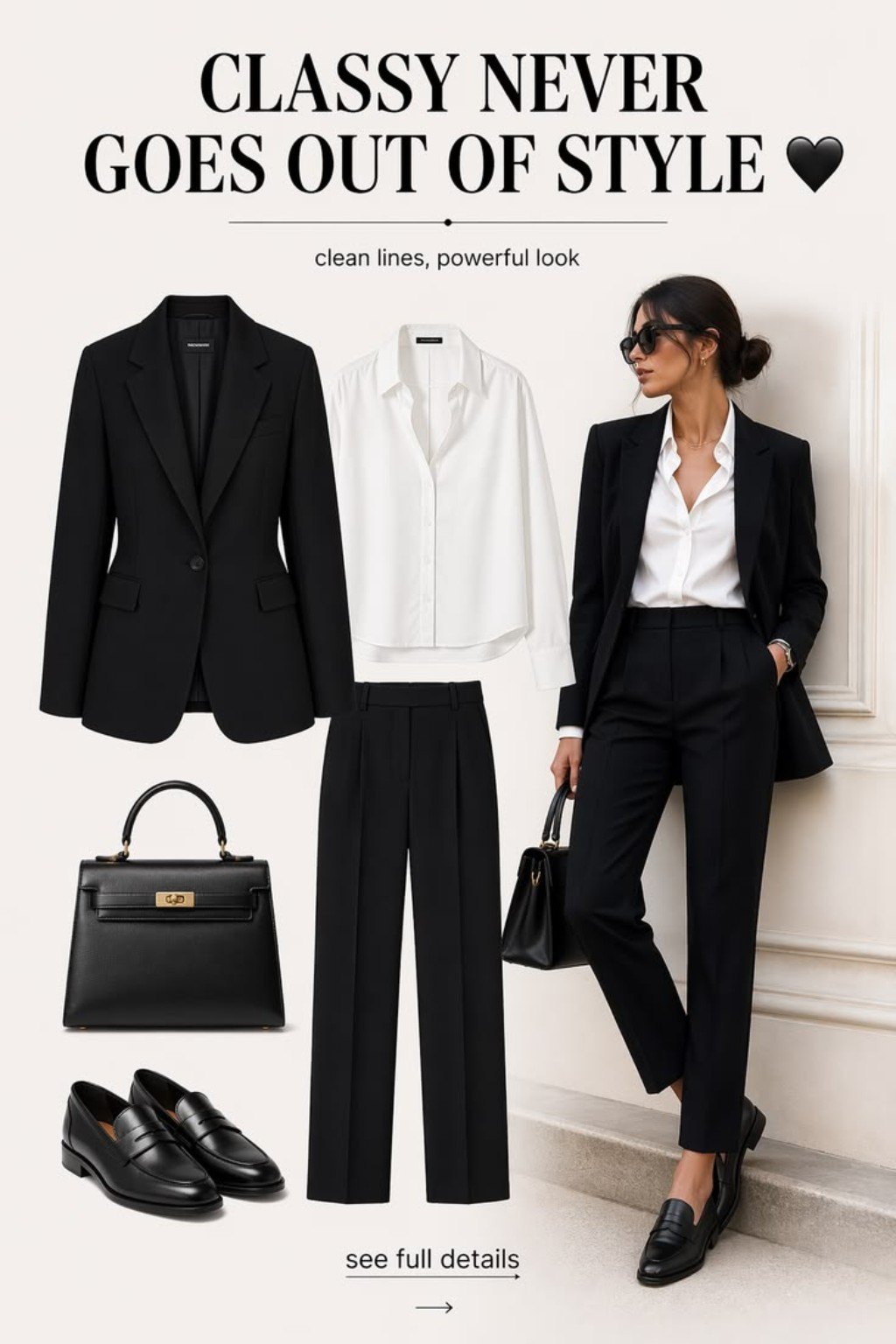 Quintessential Power Suit inspirational outfit image