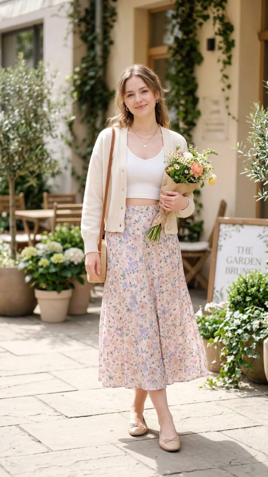 Soft Girl Brunch Outfit inspirational outfit image