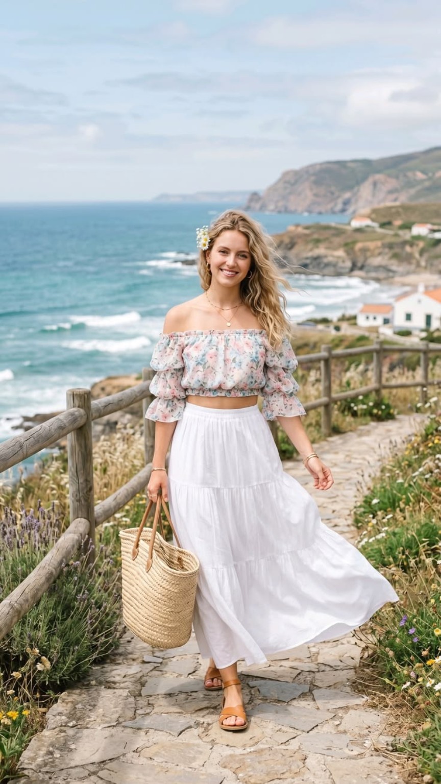 Soft Girl Coastal Outfit inspirational outfit image