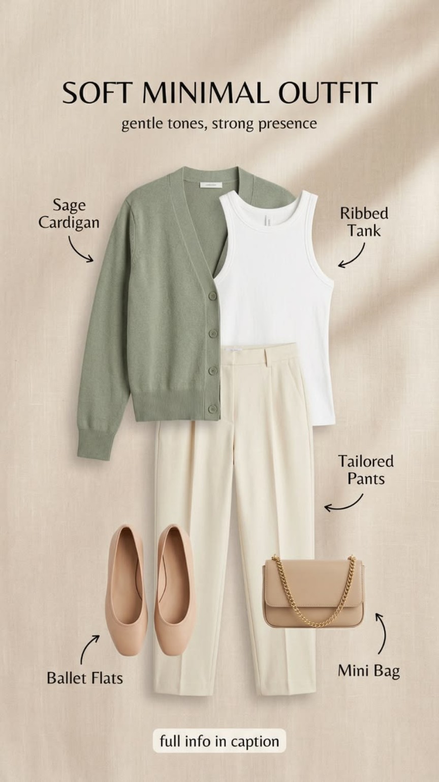 Soft Minimal Outfit inspirational outfit image