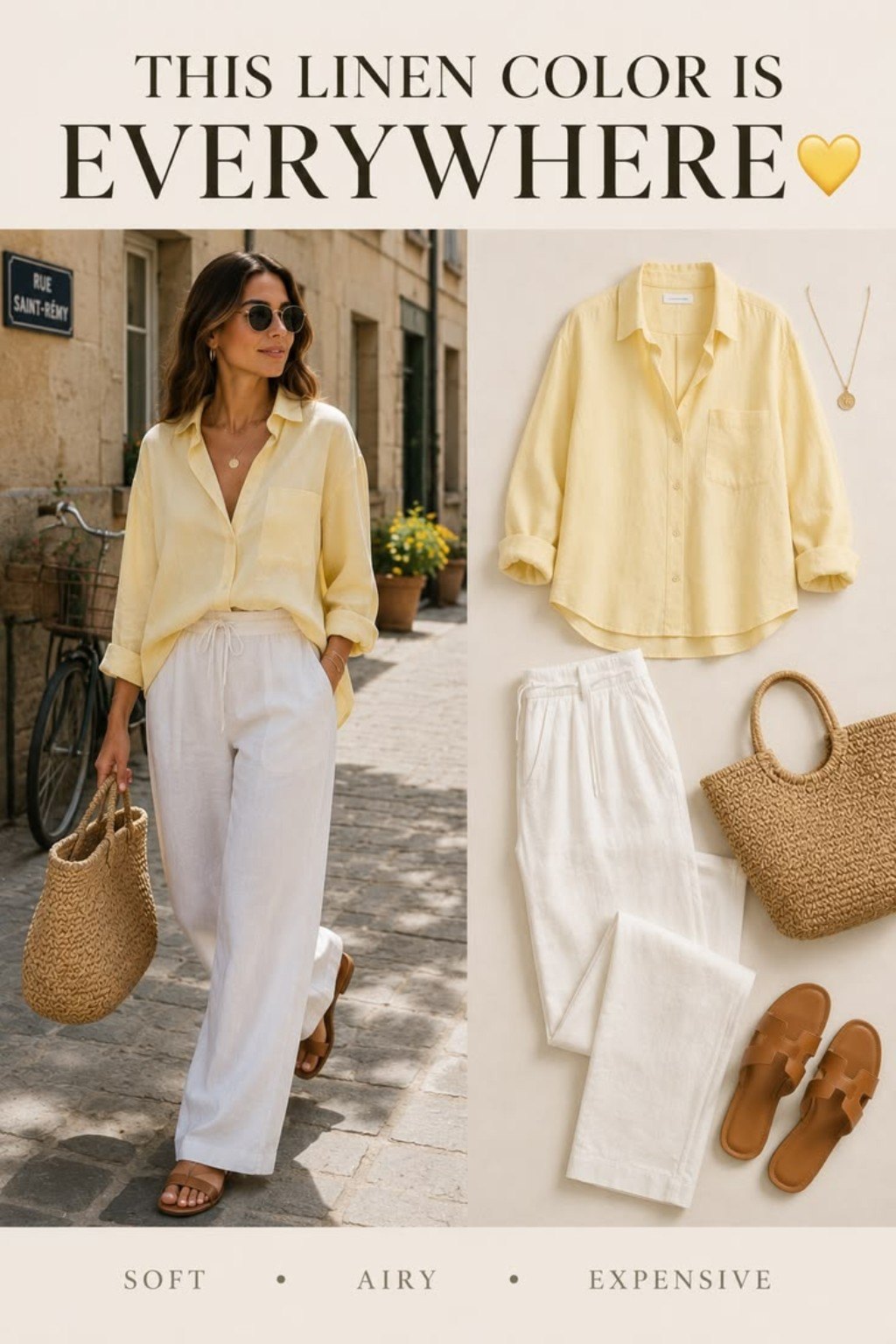 Sophisticated Vacation Wardrobe inspirational outfit image